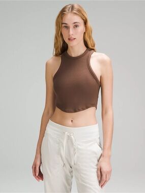 Lululemon Hold Tight Cropped Tank JAVA 4